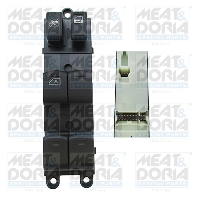 Switch, window regulator